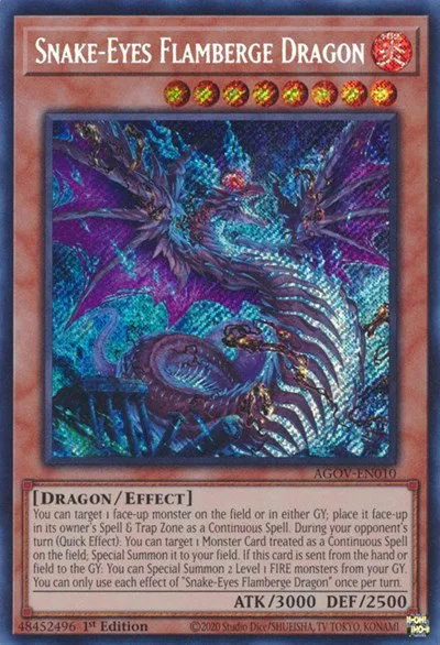 Snake-Eyes Flamberge Dragon - 1st Edition