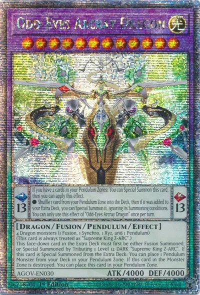 Odd-Eyes Arcray Dragon - Quarter Century Secret Rare