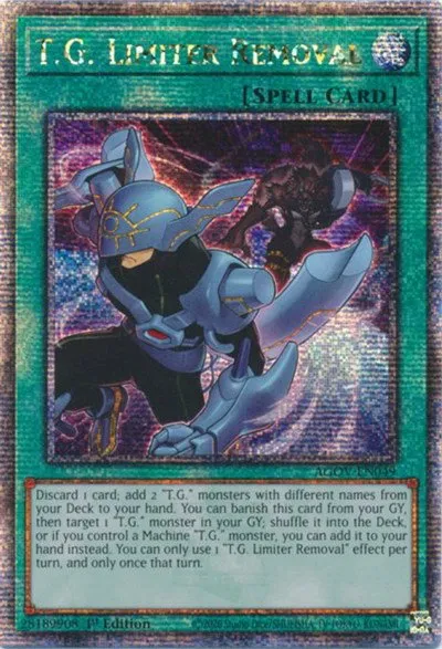 T.G. Limiter Removal - Quarter Century Secret Rare