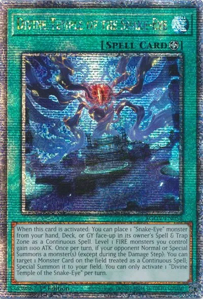 Divine Temple of the Snake-Eye - Quarter Century Secret Rare
