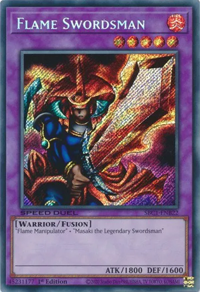 Flame Swordsman - Secret Rare
