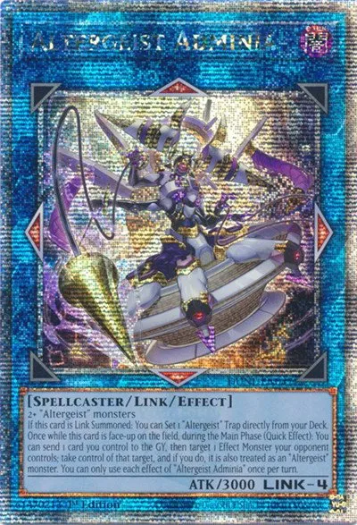 Altergeist Adminia - Quarter Century Secret Rare
