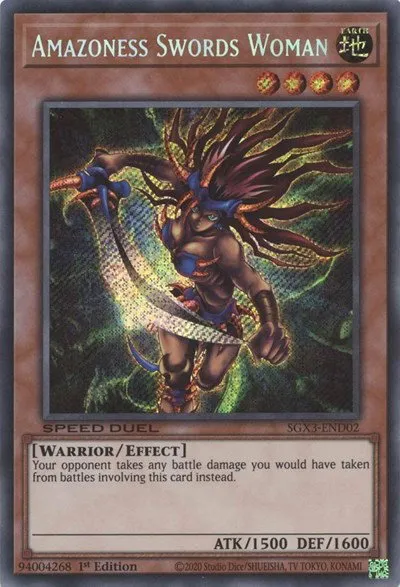 Amazoness Swords Woman - Secret Rare