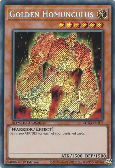 Golden Homunculus - Secret Rare
