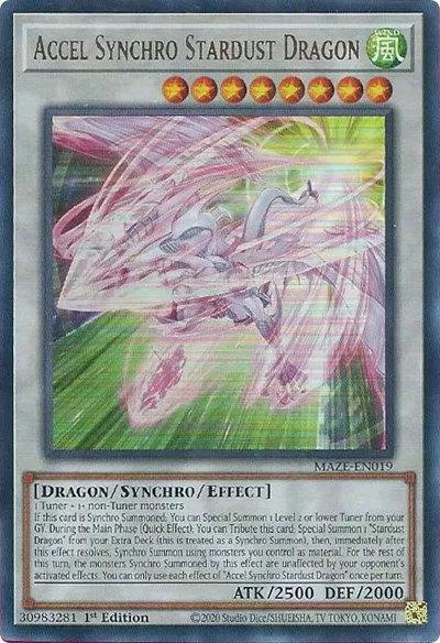 Accel Synchro Stardust Dragon - 1st Edition