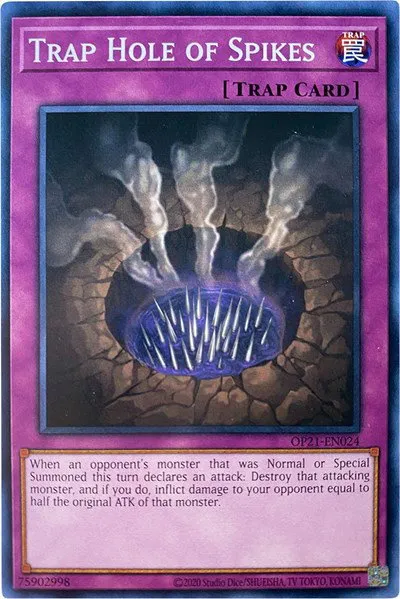 Trap Hole of Spikes