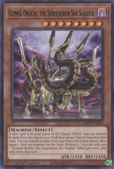 Gizmek Orochi, the Serpentron Sky Slasher - 1st Edition