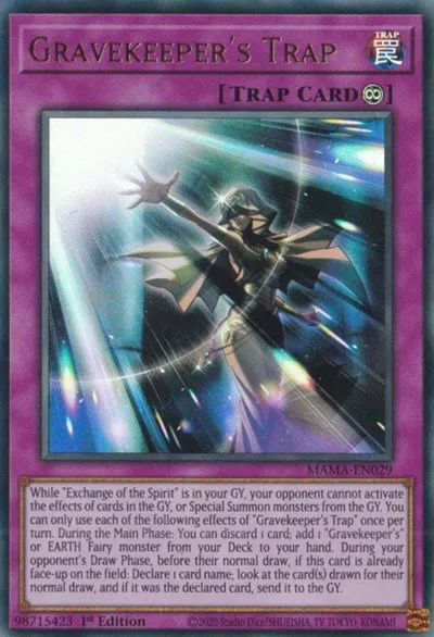 Gravekeeper's Trap - 1st Edition