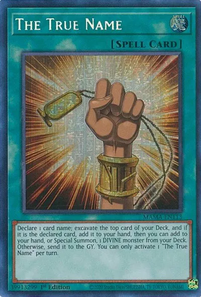 The True Name - Secret Pharaoh S Rare