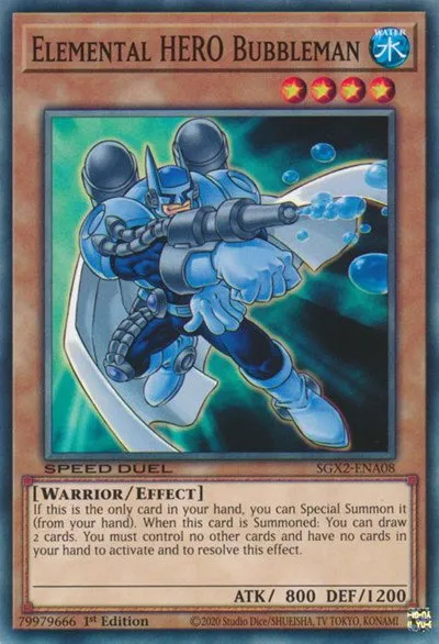 Elemental HERO Bubbleman - 1st Edition