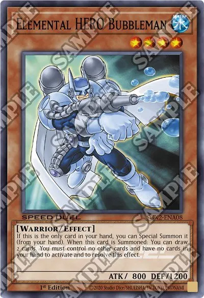 Elemental HERO Bubbleman - Secret Rare