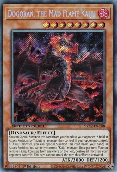 Dogoran, the Mad Flame Kaiju - Secret Rare