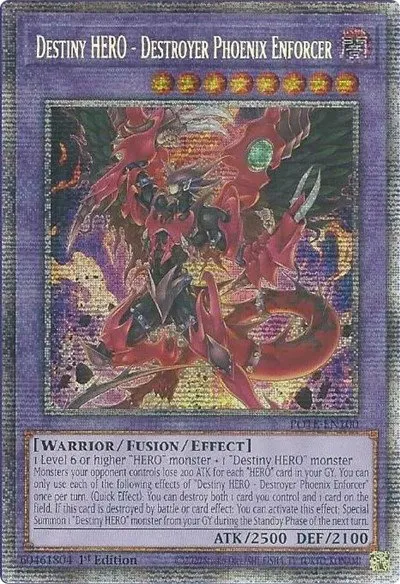 Destiny HERO - Destroyer Phoenix Enforcer - 1st Edition