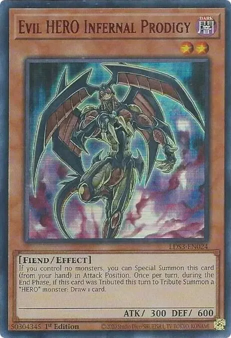 Evil HERO Infernal Prodigy - Red