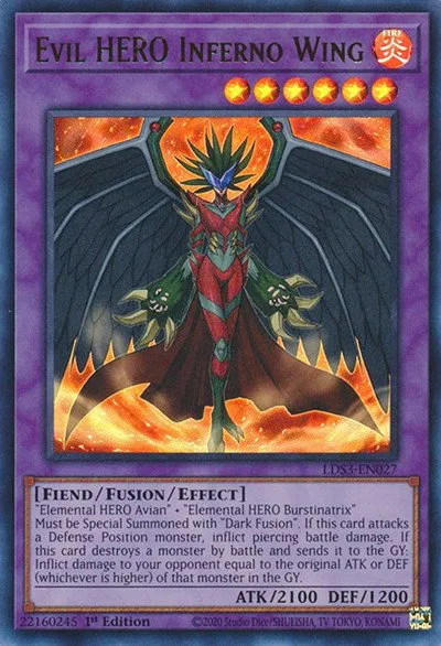 Evil HERO Inferno Wing - 1st Edition