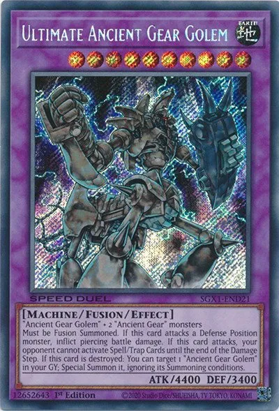 Ultimate Ancient Gear Golem - Secret Rare