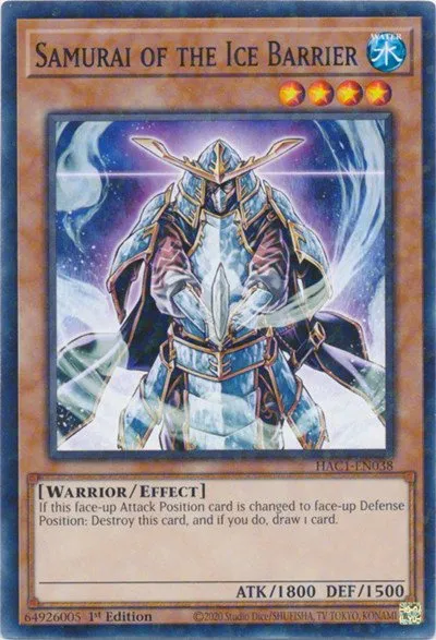 Samurai of the Ice Barrier - Duel Terminal