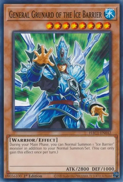 General Grunard of the Ice Barrier - 1st Edition