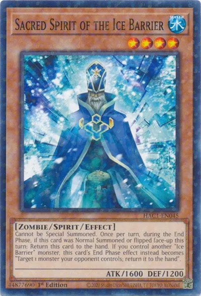 Sacred Spirit of the Ice Barrier - Duel Terminal