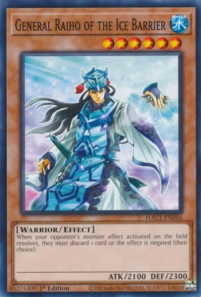 General Raiho of the Ice Barrier - 1st Edition