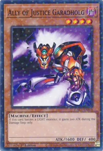 Ally of Justice Garadholg - Duel Terminal
