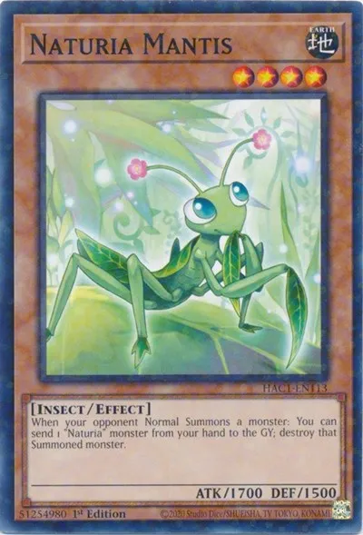 Naturia Mantis - Duel Terminal