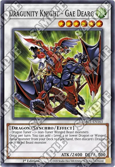 Dragunity Knight - Gae Dearg - Duel Terminal