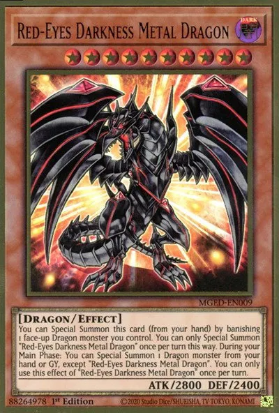 Red-Eyes Darkness Metal Dragon - 1st Edition