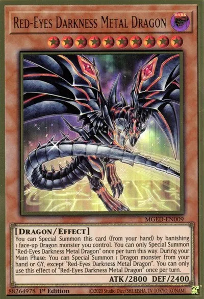 Red-Eyes Darkness Metal Dragon - Alternate Art