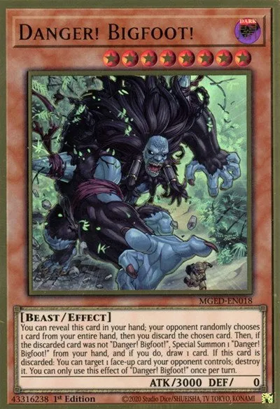 Danger! Bigfoot! - 1st Edition