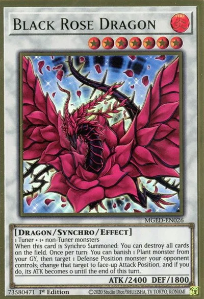 Black Rose Dragon - 1st Edition