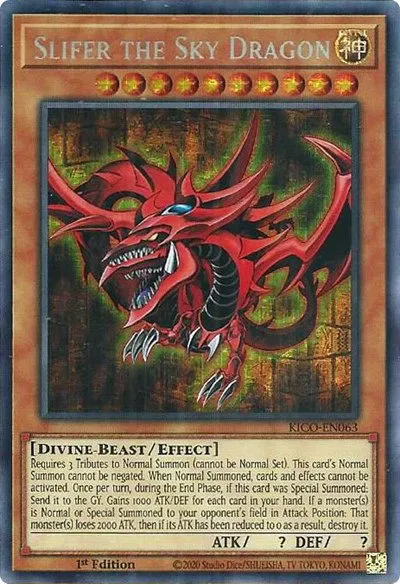 Slifer the Sky Dragon - Secret Pharaoh S Rare