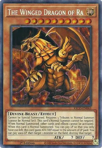 The Winged Dragon of Ra - Secret Pharaoh S Rare