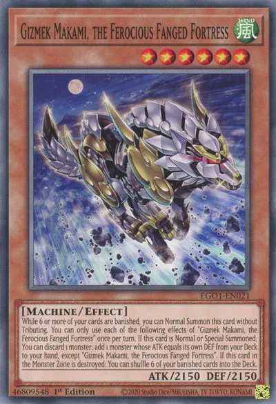 Gizmek Makami, the Ferocious Fanged Fortress - Unlimited