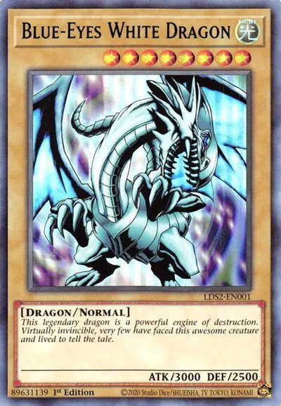 Blue-Eyes White Dragon - Green