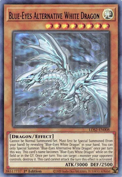 Blue-Eyes Alternative White Dragon - Purple