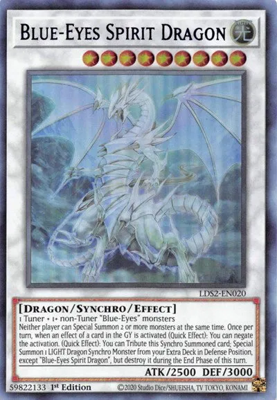 Blue-Eyes Spirit Dragon - Blue