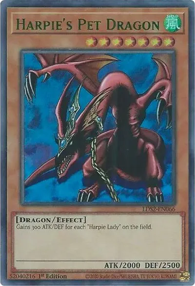 Harpie's Pet Dragon - Green