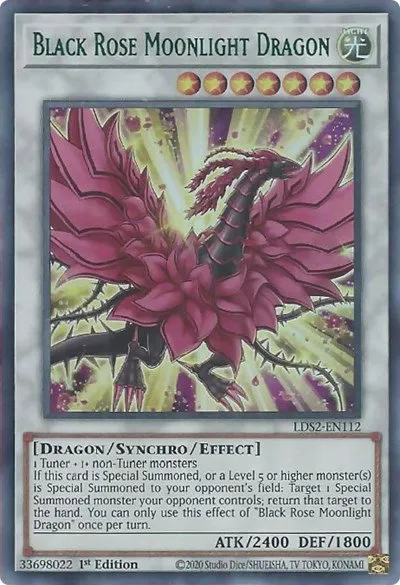 Black Rose Moonlight Dragon - Green
