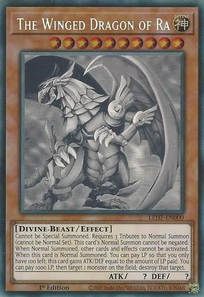 The Winged Dragon of Ra - Ghost Rare Unlimited