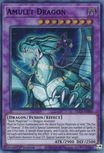 Amulet Dragon - Blue