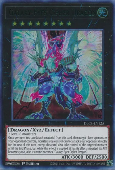 Galaxy-Eyes Cipher Dragon - Green