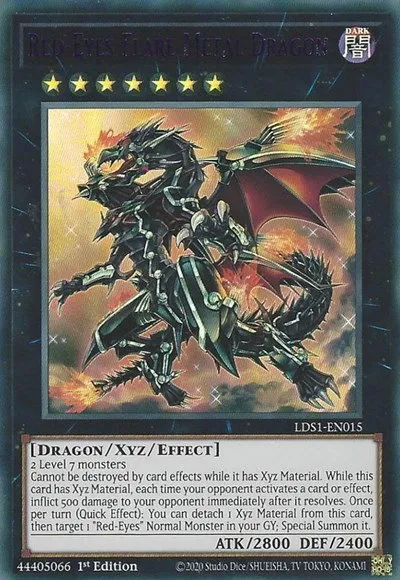 Red-Eyes Flare Metal Dragon - Purple