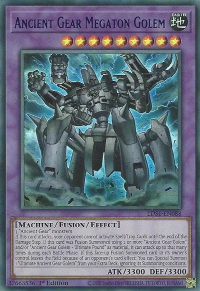 Ancient Gear Megaton Golem - Blue