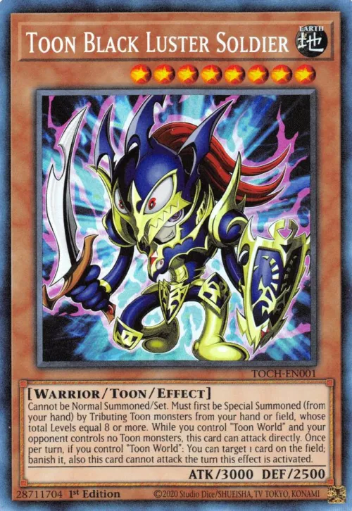 Toon Black Luster Soldier - Cr First Edition