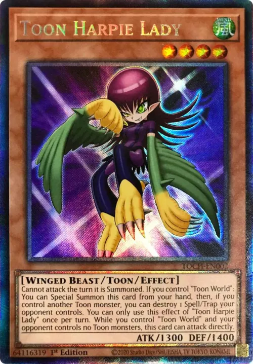 Toon Harpie Lady - Cr First Edition