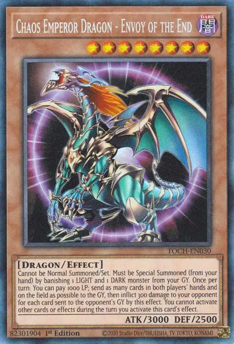Chaos Emperor Dragon - Envoy of the End - Cr First Edition