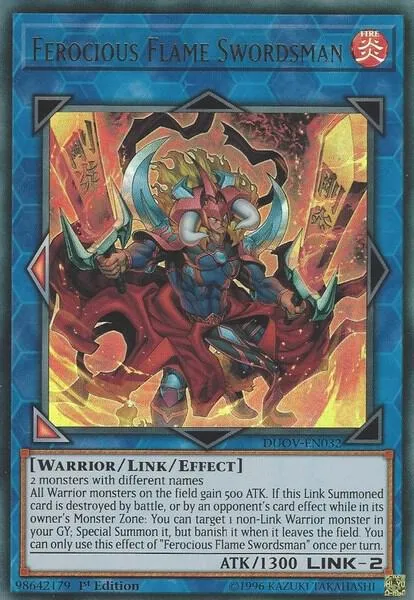 Ferocious Flame Swordsman